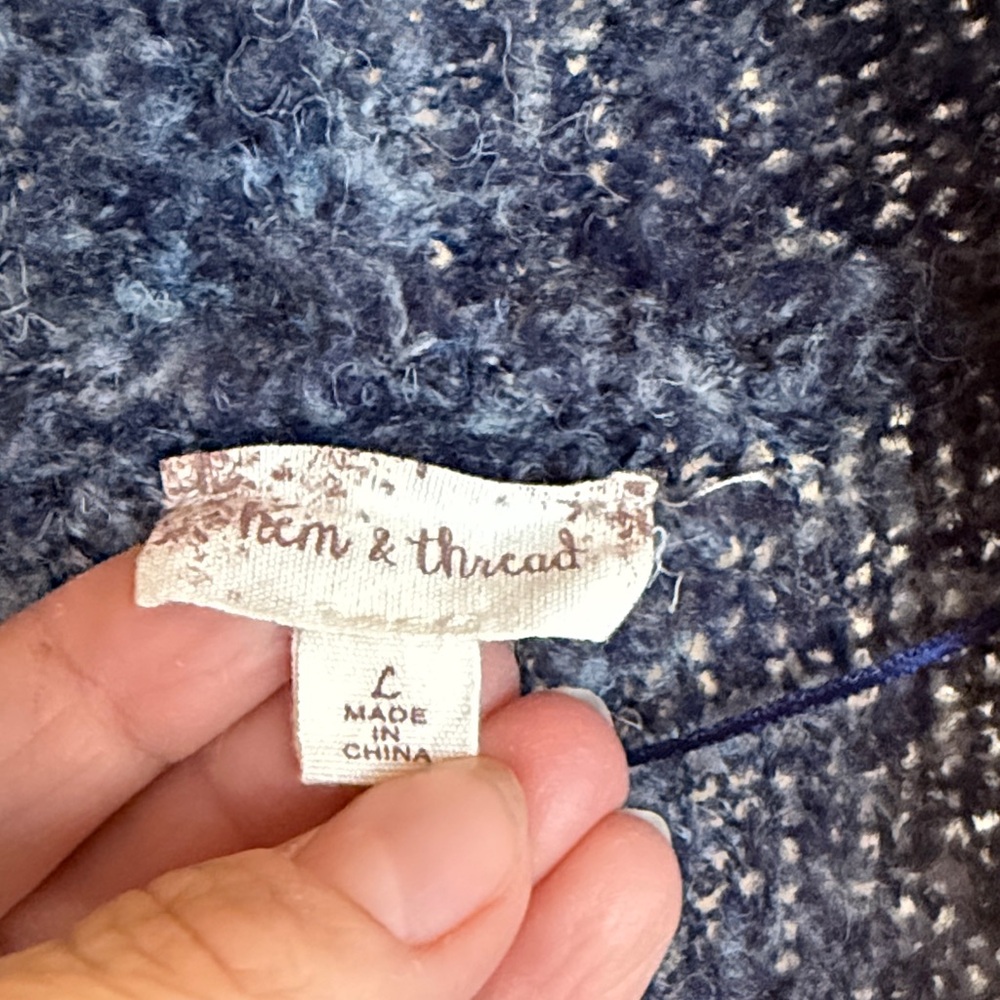 Hem & Thread Multicolor Striped Cardigan - Picture 2 of 3